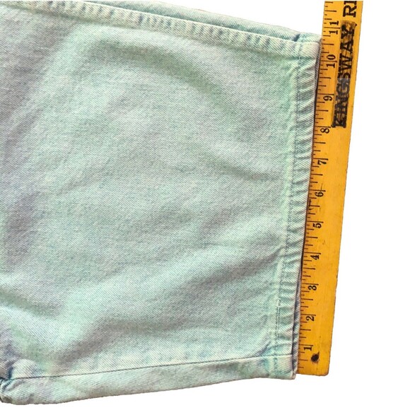 VTG Chic Ultra High Rise Bermuda Denim Shorts Waist Sz 30" Light Wash Jorts USA - Picture 11 of 15